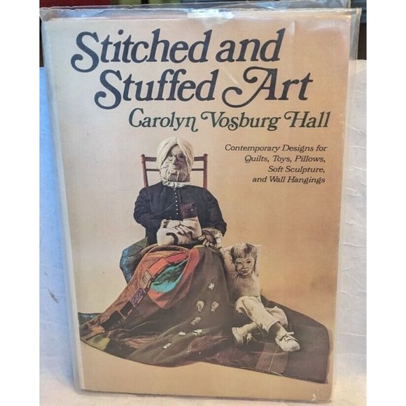 1974 Stitched and Stuffed Art Soft Sculpture Hardcover Vtg Carolyn Hall 1st Ed - Picture 16 of 16
